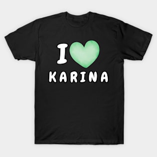 I Love Karina aespa T-Shirt